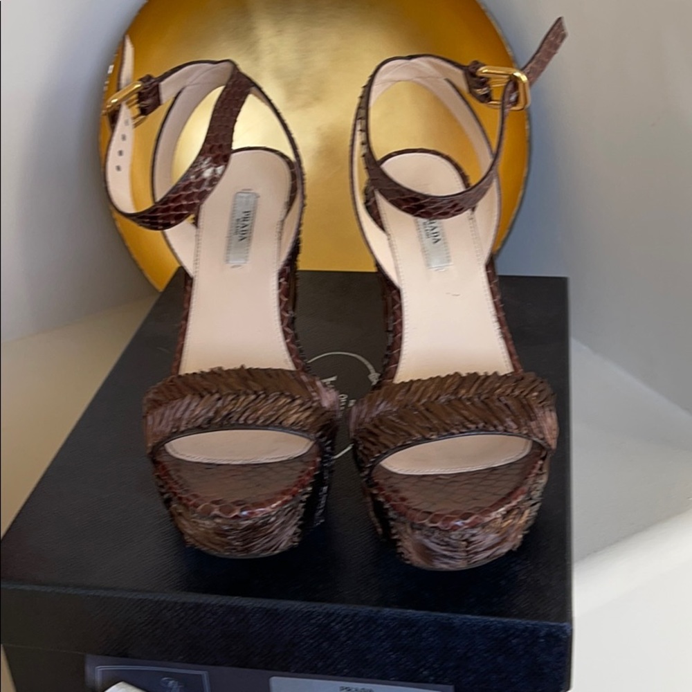 Prada  Platform Sandals